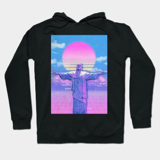 jesus statue vaporwave Hoodie